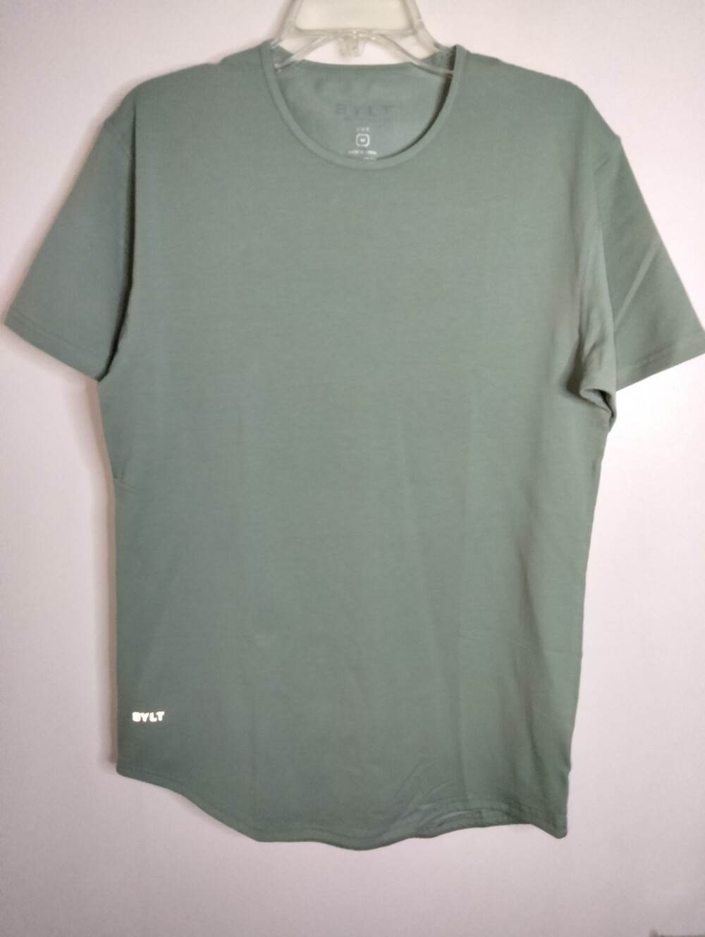 Bylt Basics (Size M) Men’s Seafoam Green Stretch Crew Neck Short Sleeves T-Shirt